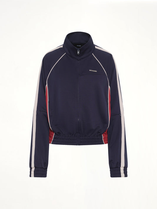 WE11DONE Contrast Track Jacket (Navy)