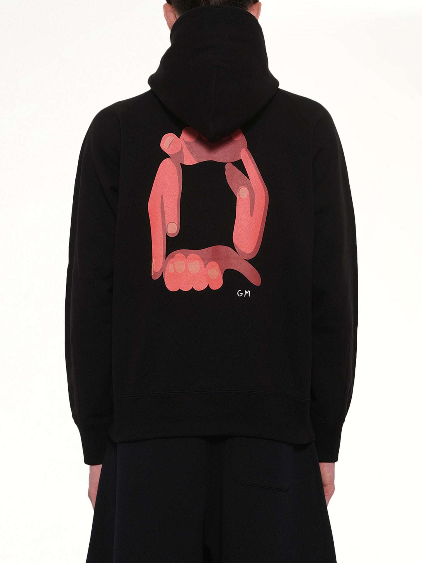 Geoff Sacai Print Hoodie (Black)