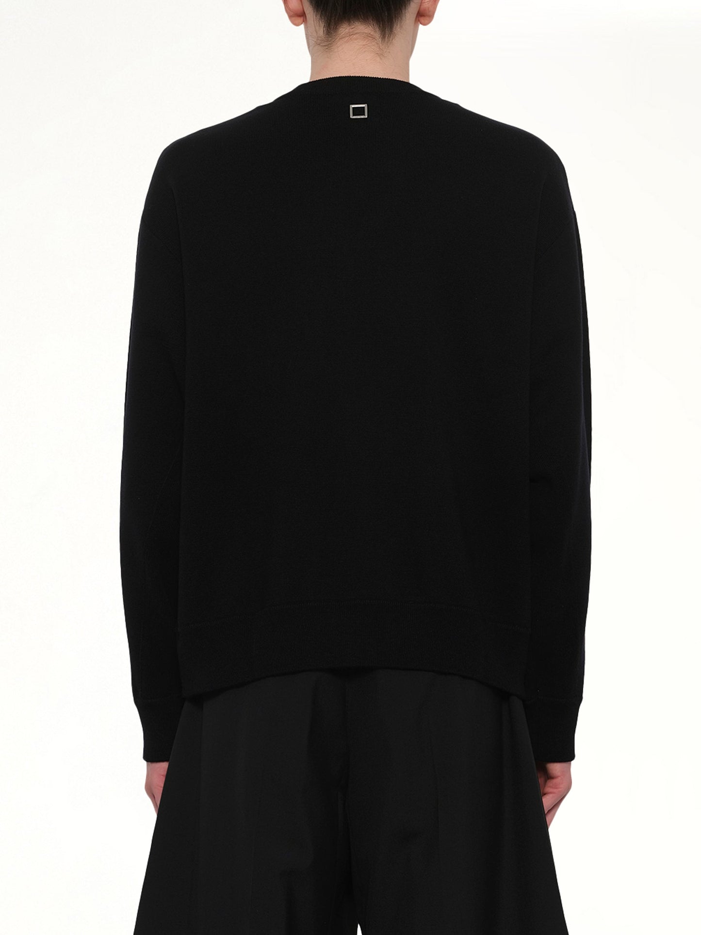 WOOYOUNGMI Baseball Logo Sweater (Black)
