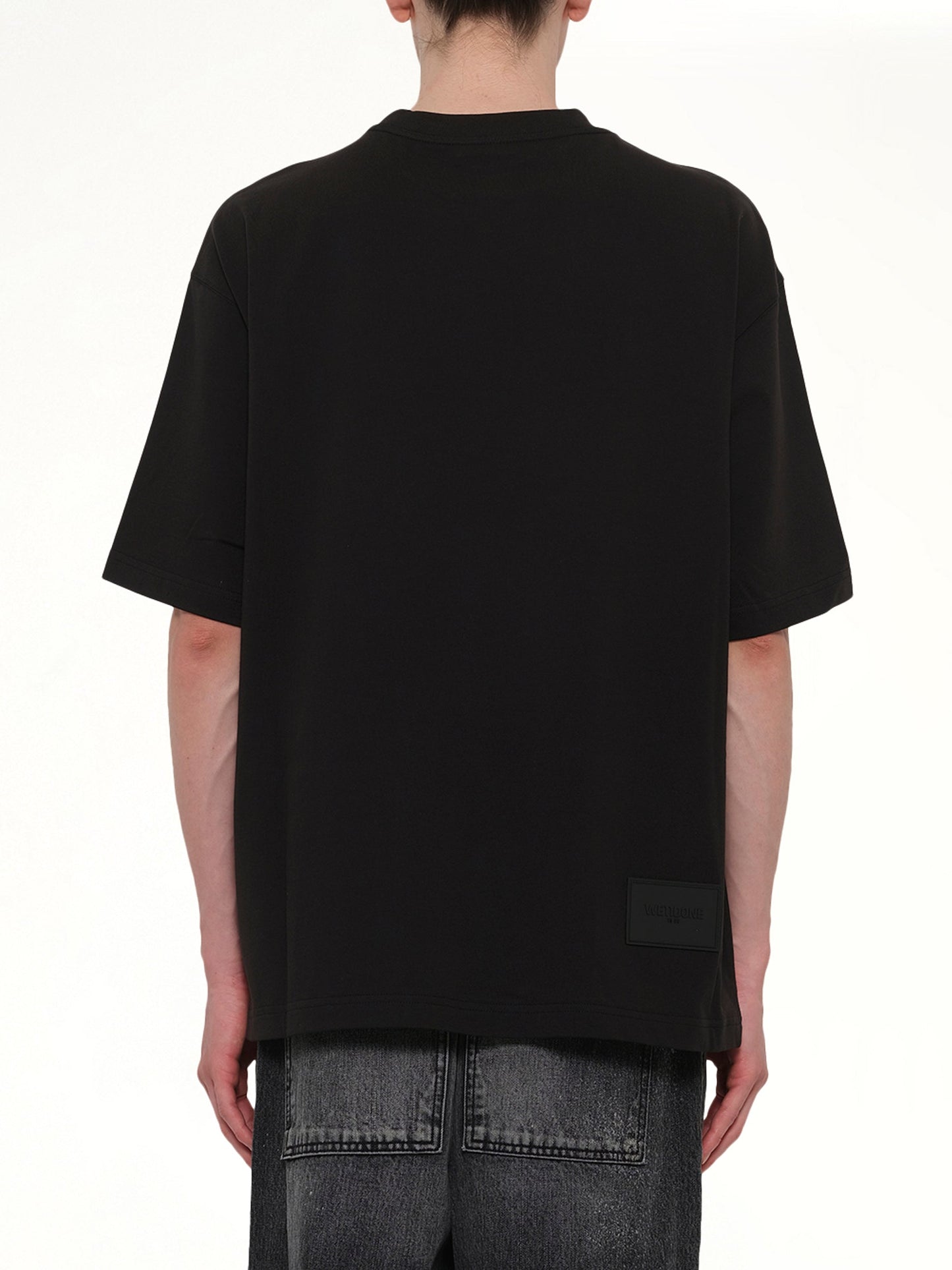 WE11DONE Basic Logo Large T-Shirt (Black)