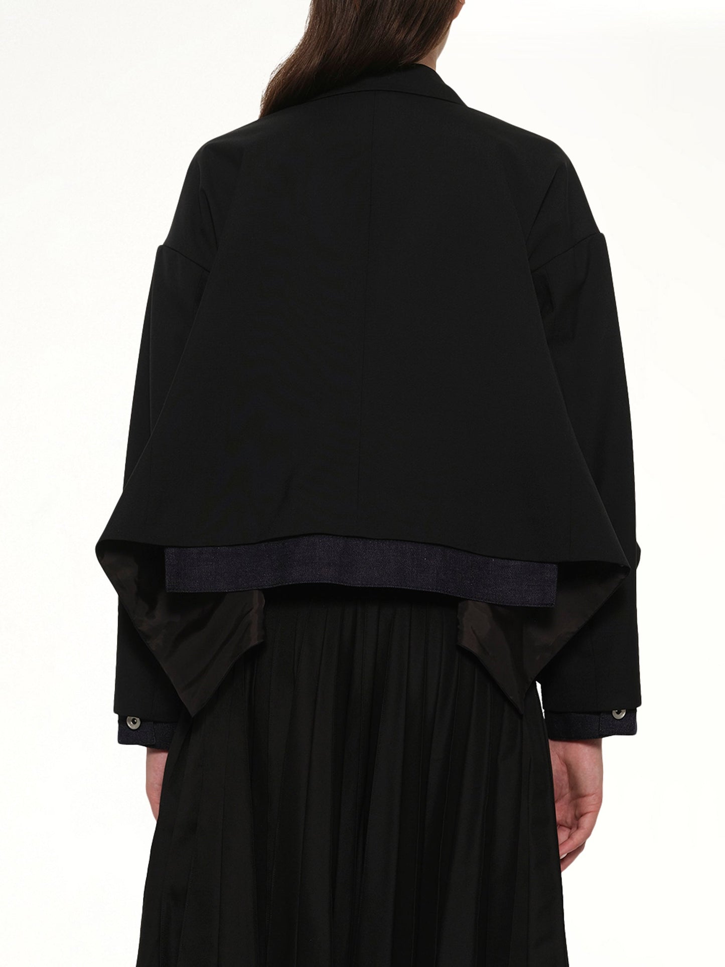 SACAI Suiting x Denim Jacket (Black)