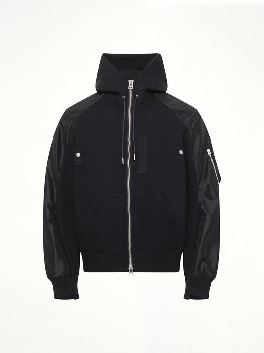 SACAI Sponge Sweat Hoodie (Black)