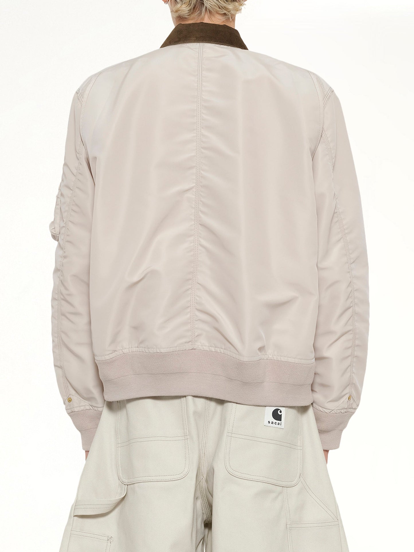 SACAI Carhartt WIP Nylon Twill x Duck Blouson (Ivory)