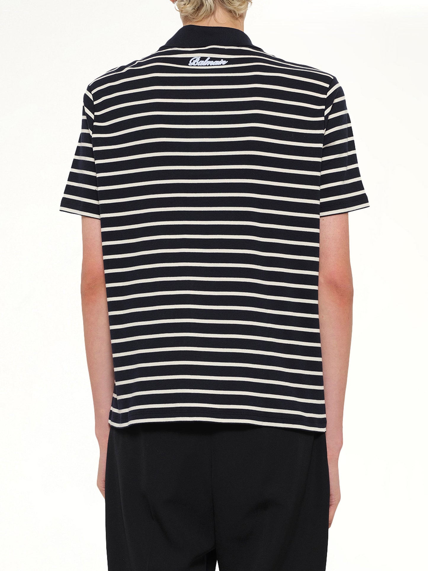 BALMAIN Marinier College Emblem Polo (Blue)