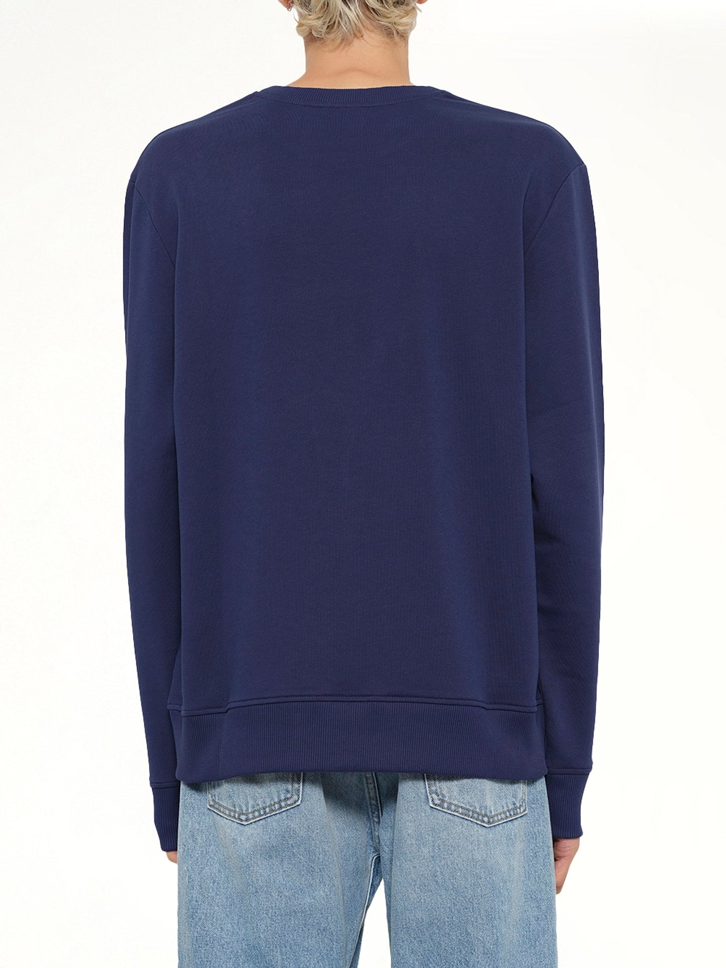 BALMAIN College Emblem Sweatshirt (Blue)