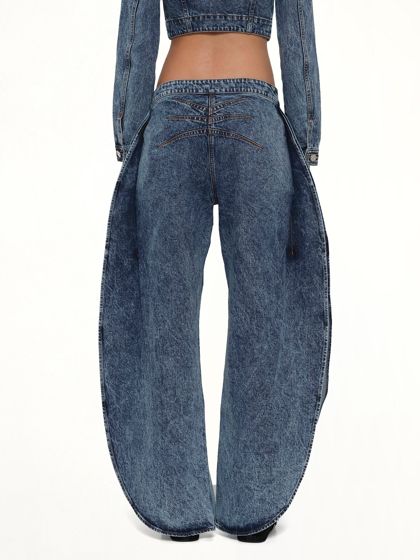 ALAIA Petal Pants (Blue)