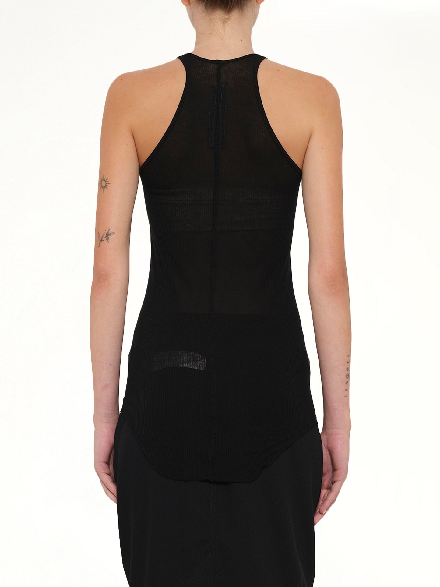 RICK OWENS Basic Rib Tank (Black)