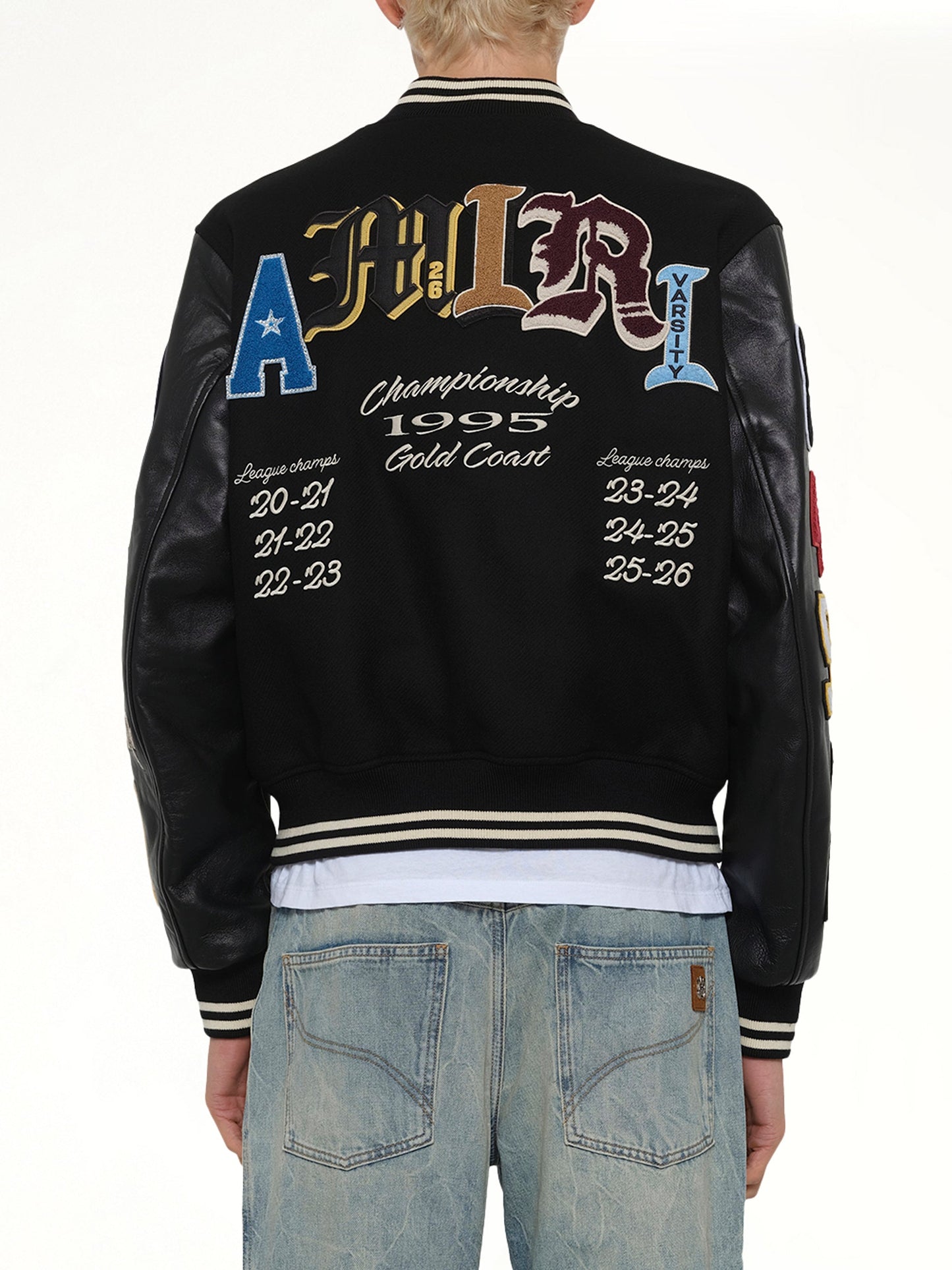 AMIRI Varsity Patch Jacket (Black)