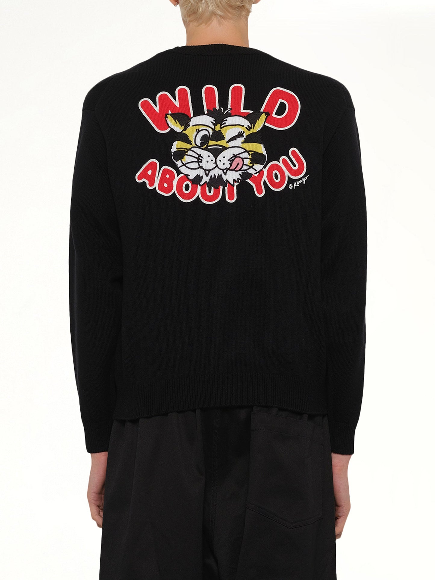 Kenzo Wild Tiger Cardigan (Black)