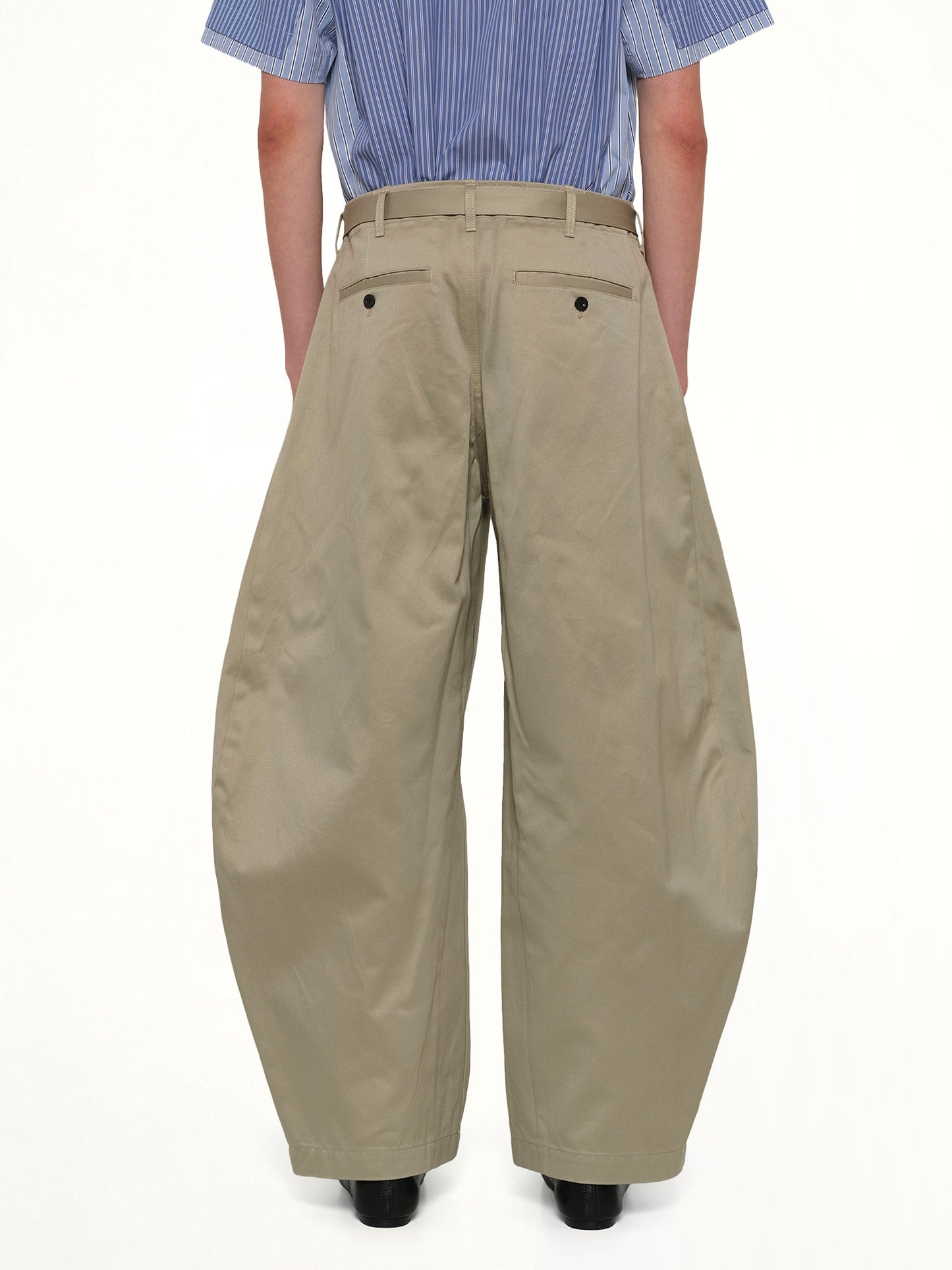 SACAI Cotton Chino Pants (Beige)