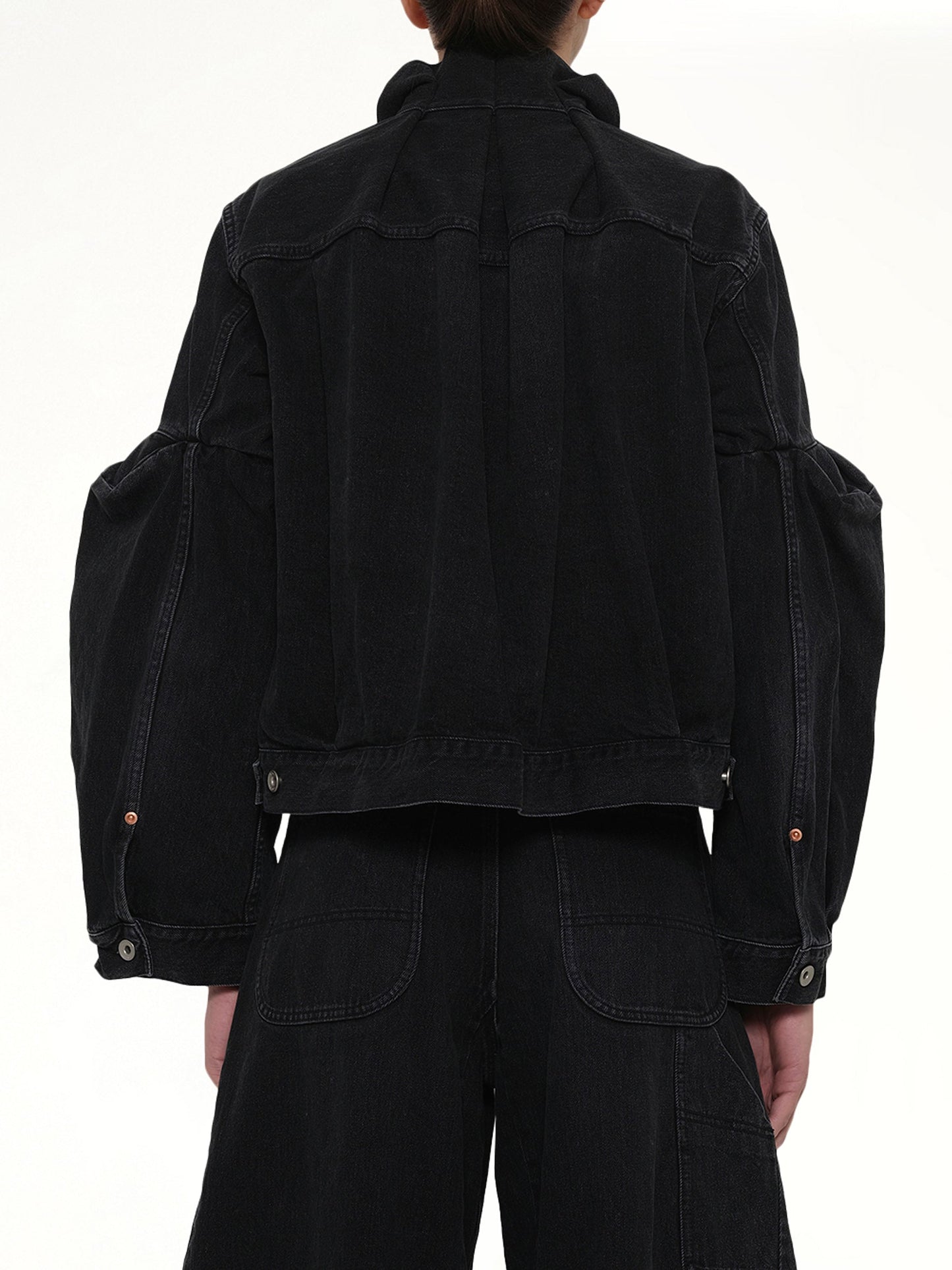 SACAI Denim Jacket (Black)