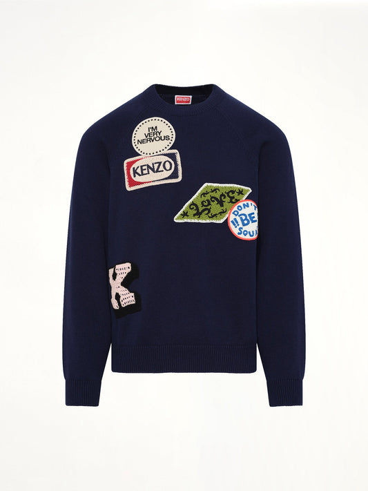 Kenzo Badges Jumper (Navy)