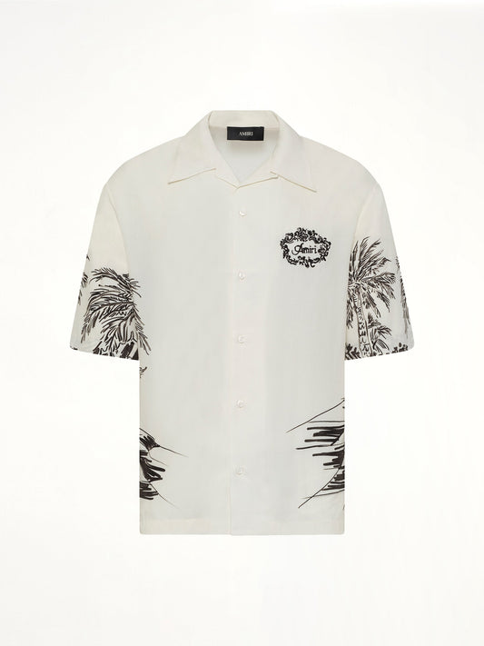 AMIRI Chateau Sketch Camp Shirt (Ivory)