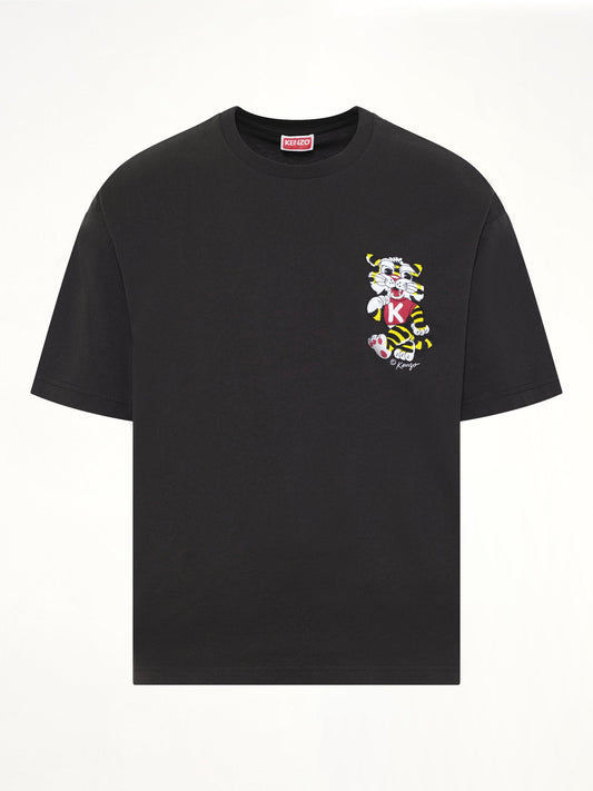 Gots Kenzo Wild Tiger Embroidered Oversize T-Shirt (Black)