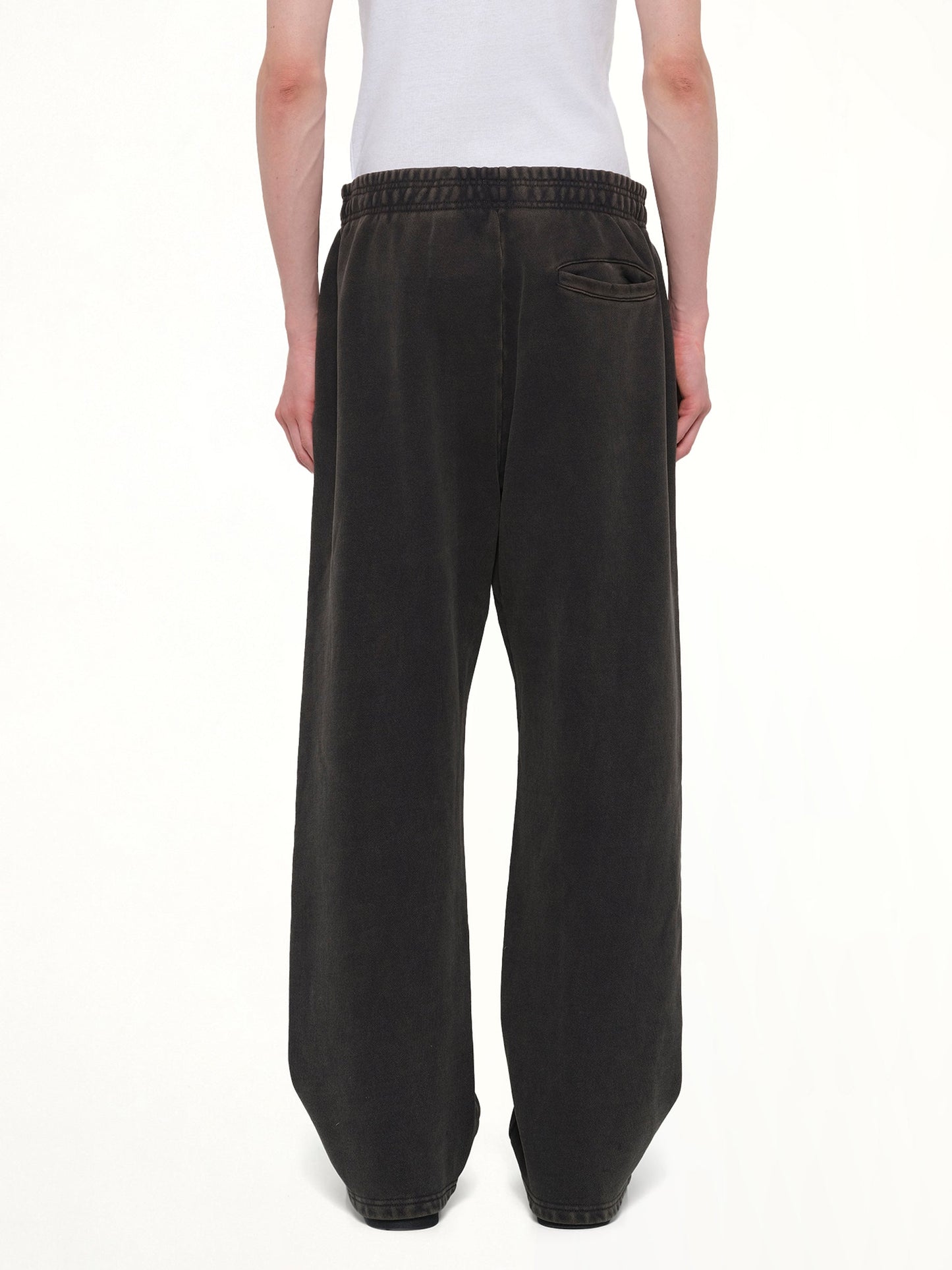 ENTIRE STUDIOS Straight Leg Sweatpant (Black)