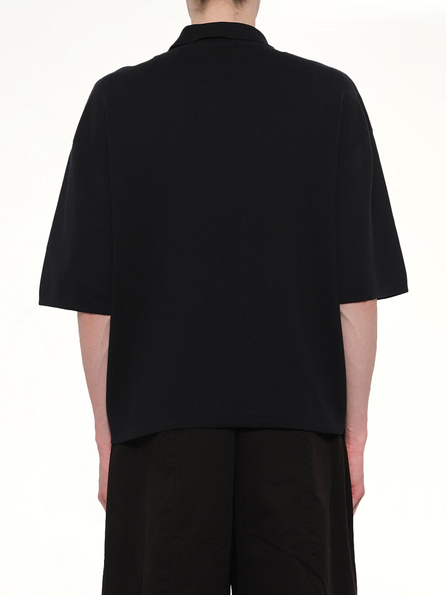 ENTIRE STUDIOS SS Club Polo (Black)