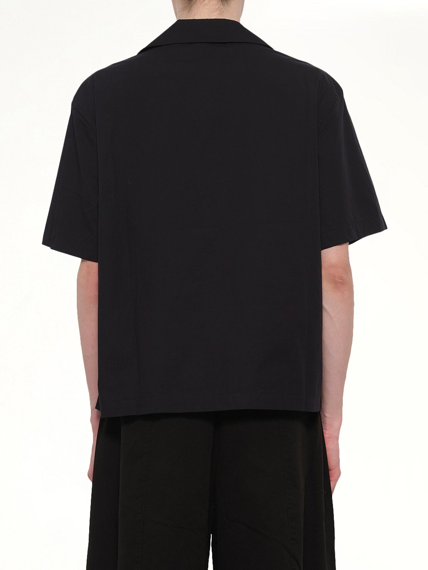 ENTIRE STUDIOS SS Pajyama Shirt (Black)