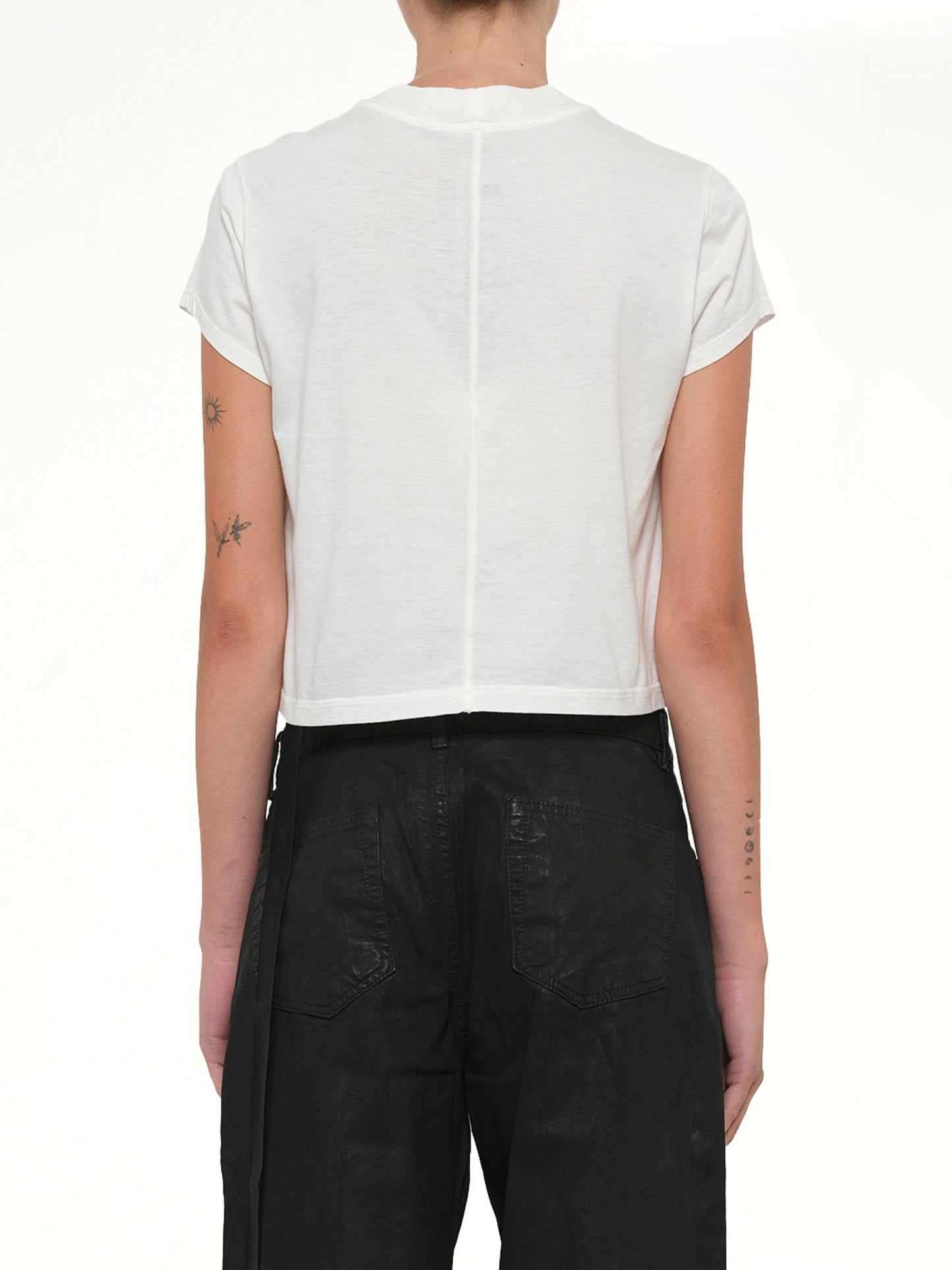 RICK OWENS DRKSHDW Cropped Small Level T (White)
