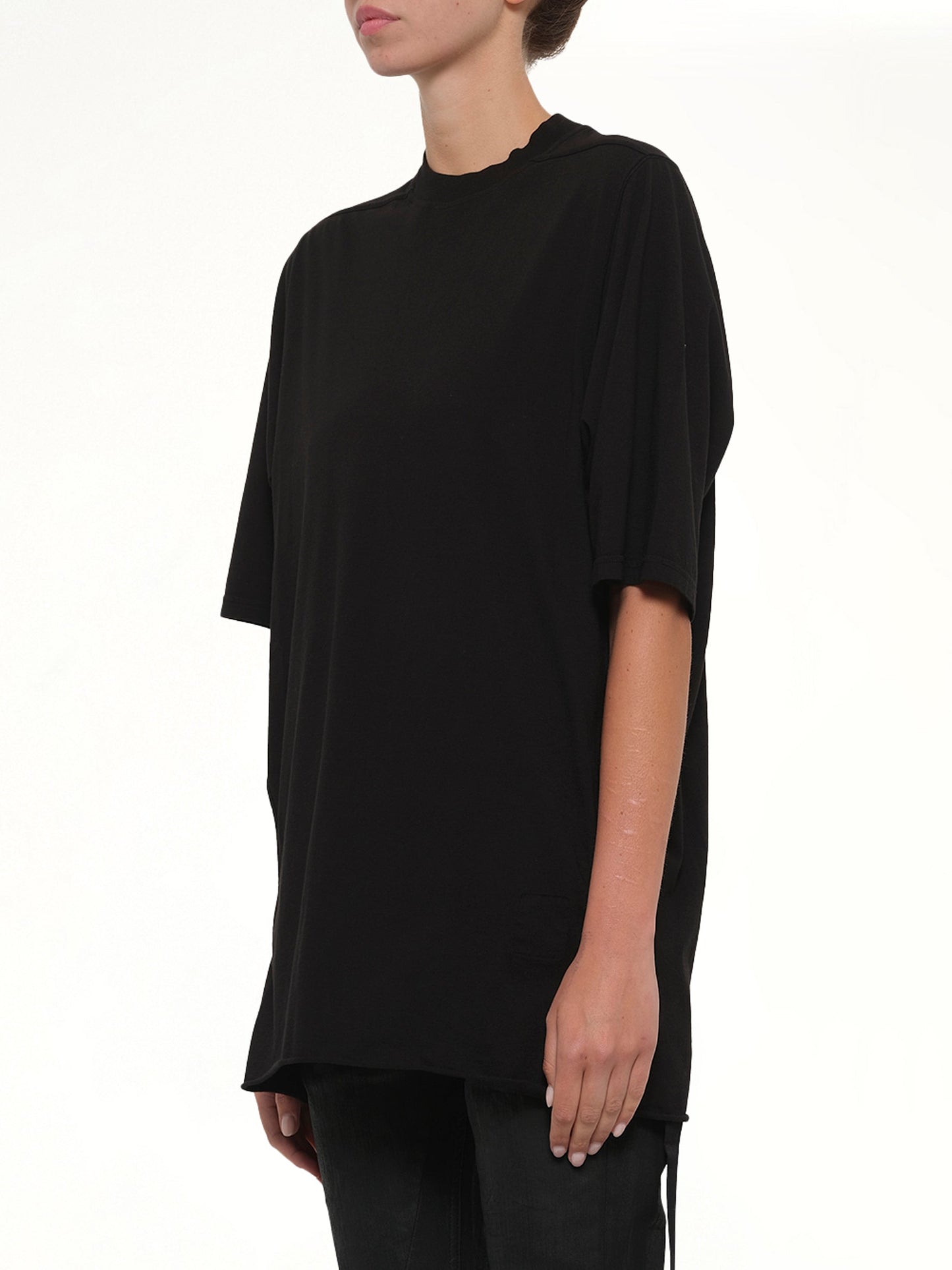 RICK OWENS DRKSHDW Subhuman Jumbo SS T-Shirt (Black)