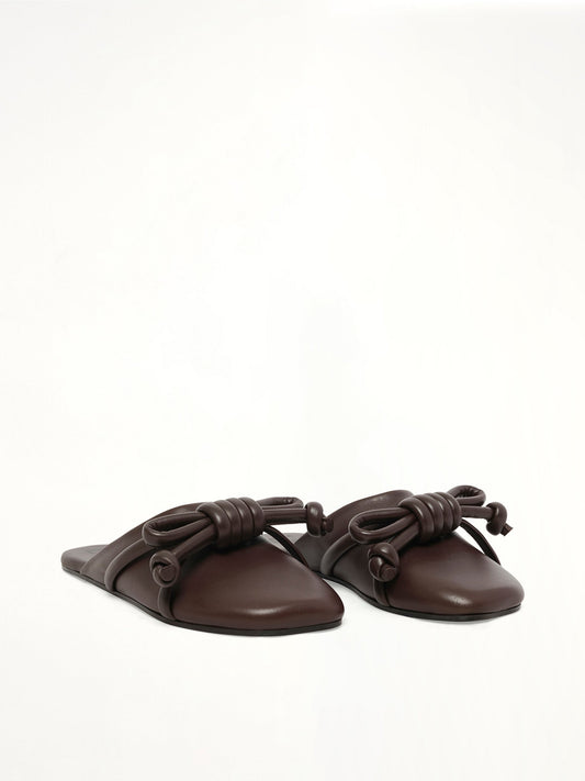 LOEWE Flamenco Knot Mule (Brown)
