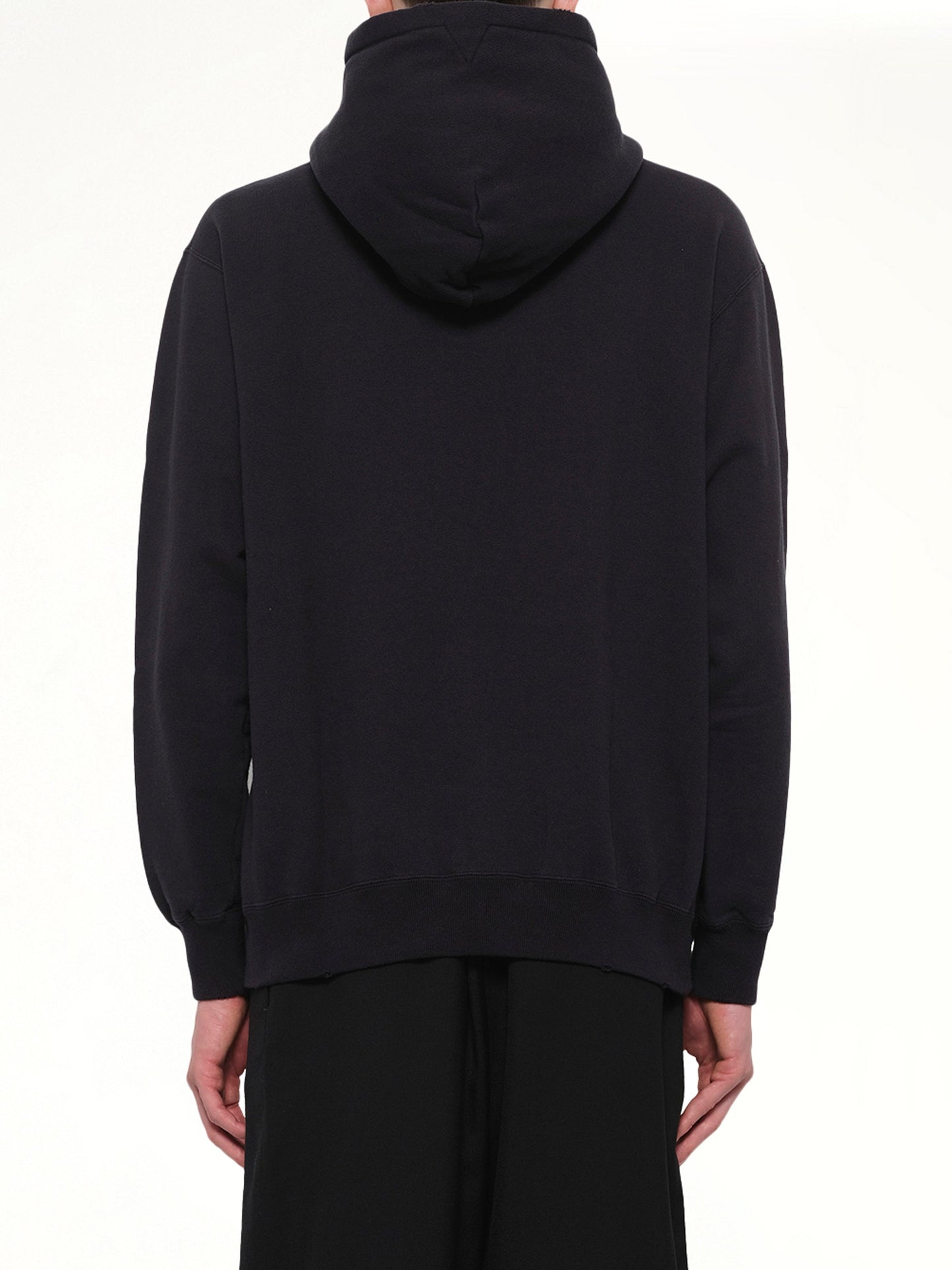 VOWELS Faded Collegiate Hoodie (Black)