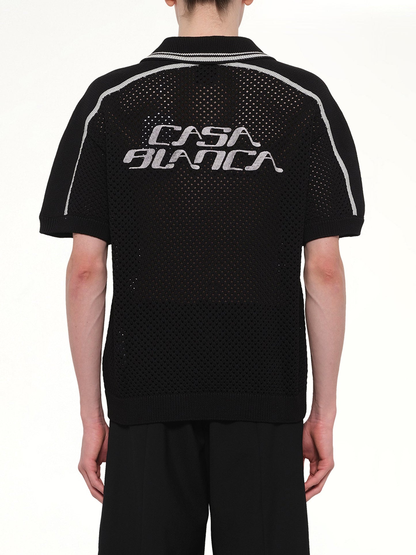 Casablanca Mesh Shirt (Black)