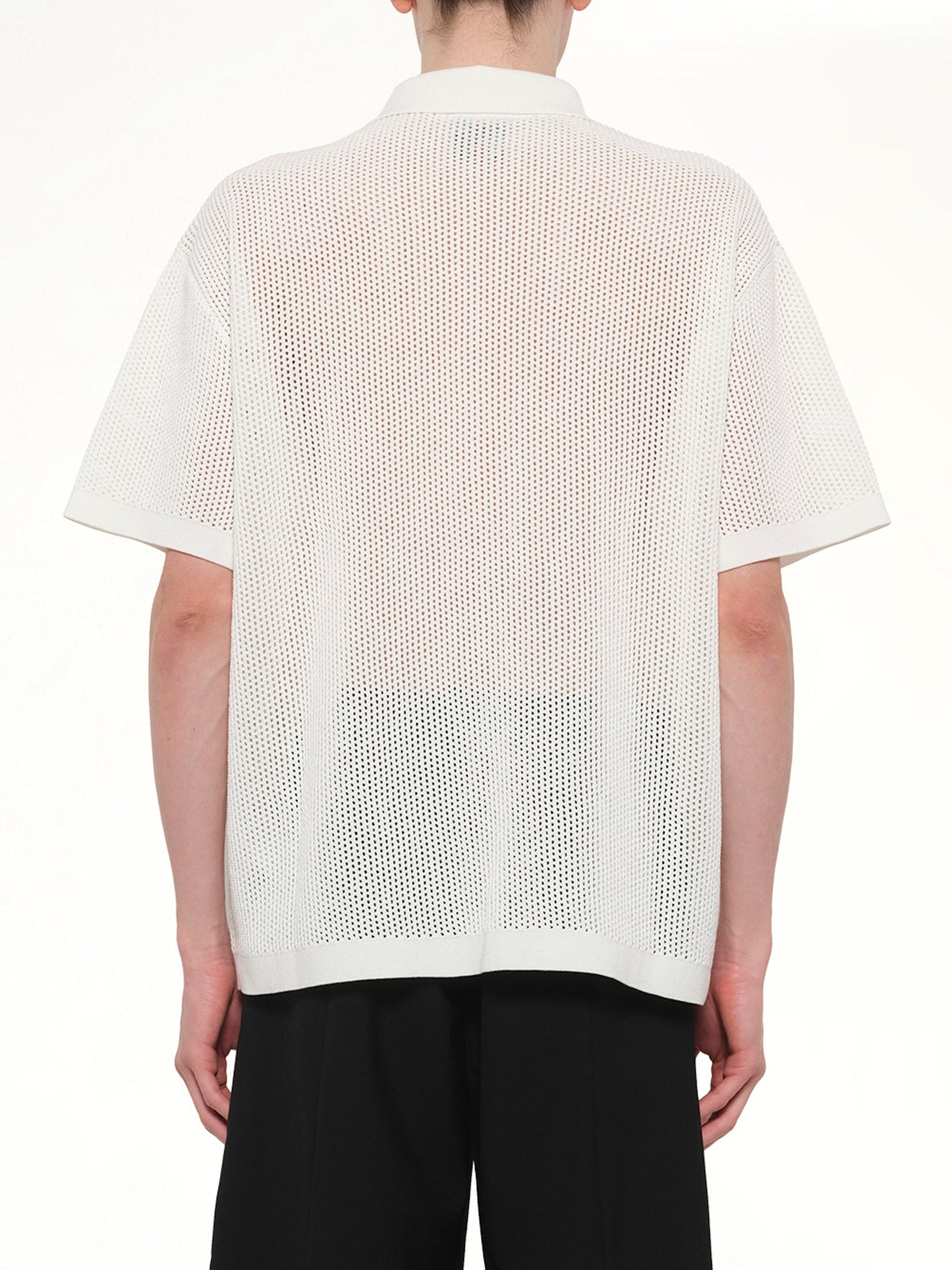 CASABLANCA Mesh Shirt (White)