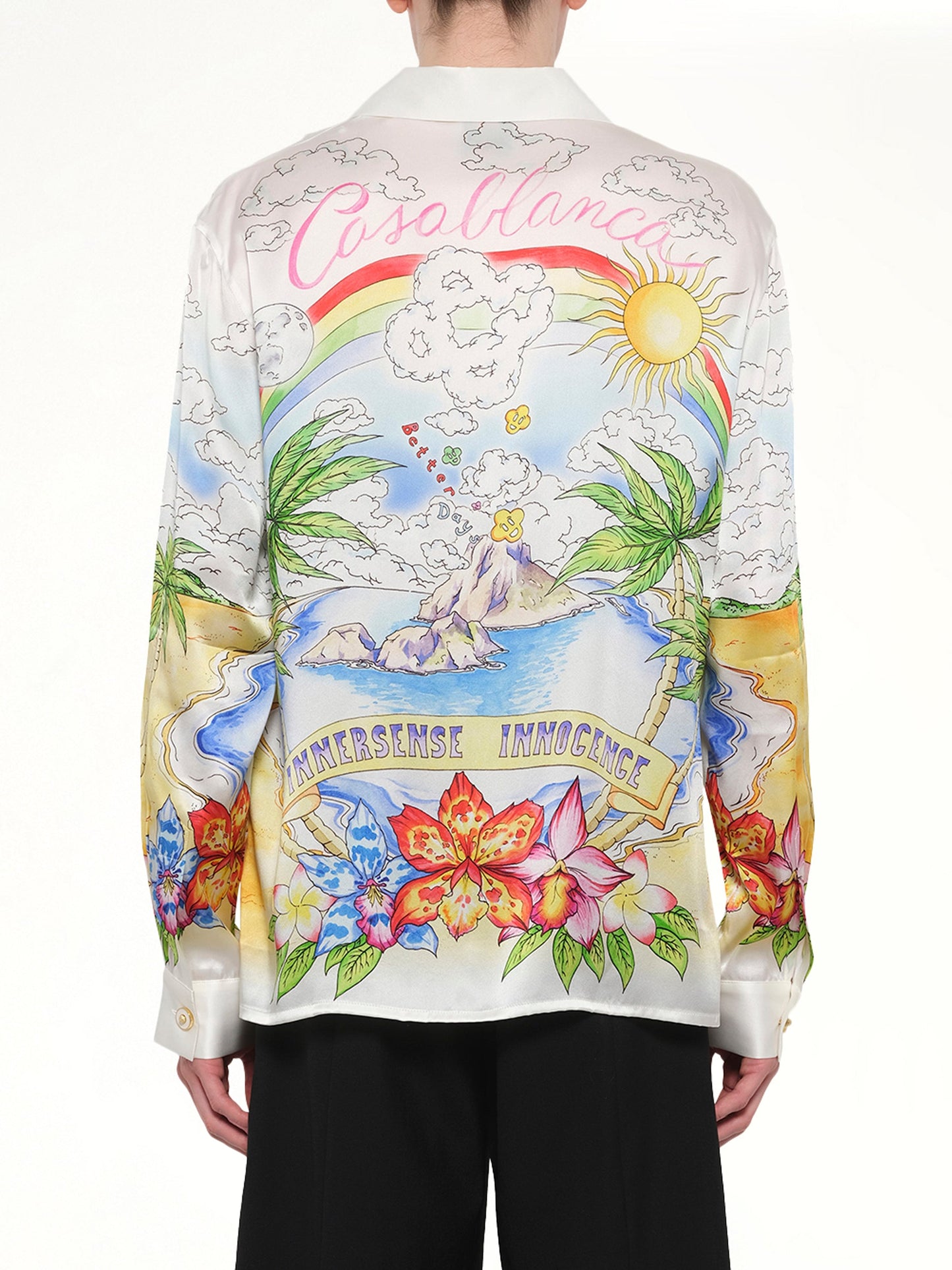 CASABLANCA Better Days LS Shirt (White)