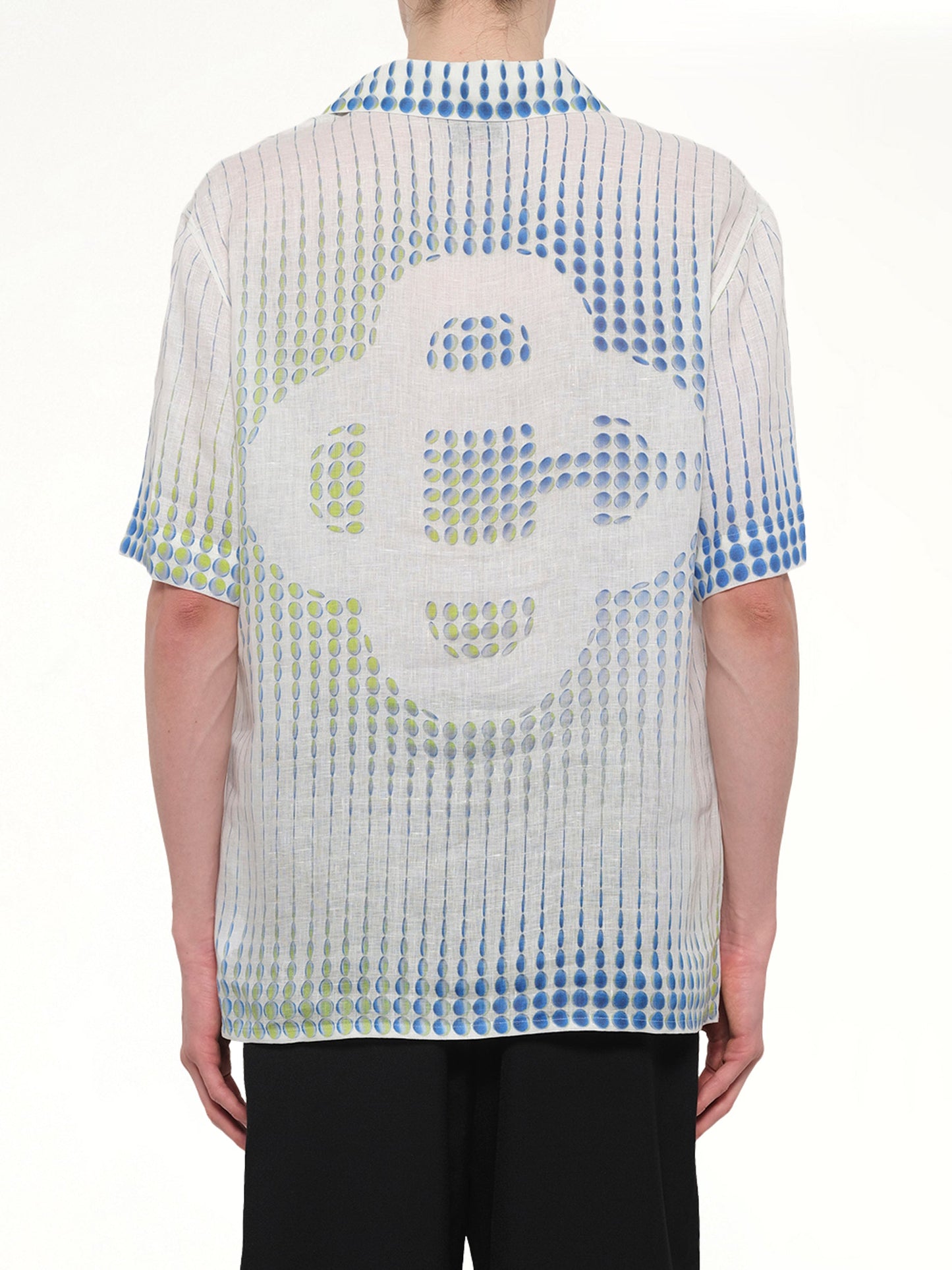 CASABLANCA Pills Cuban Collar SS Shirt (White)