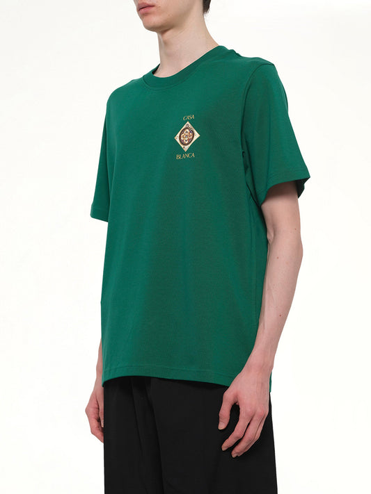 CASABLANCA Plafond Orne De Musique Classic T-Shirt (Green)