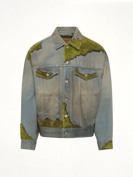 DOUBLET Moss-Grown Denim Jacket (Blue)