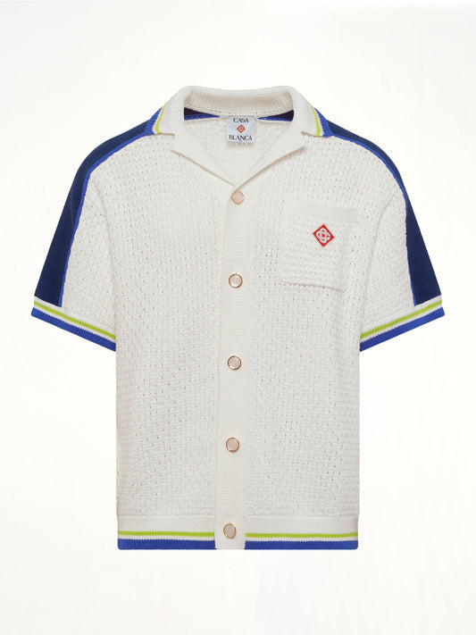 CASABLANCA Crochet Shirt (White)