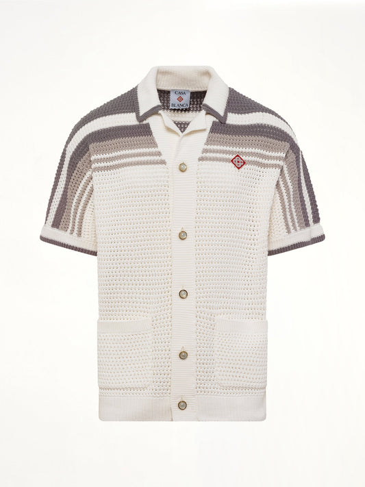 CASABLANCA Crochet Shirt (White)