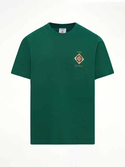 CASABLANCA Plafond Orne De Musique Classic T-Shirt (Green)