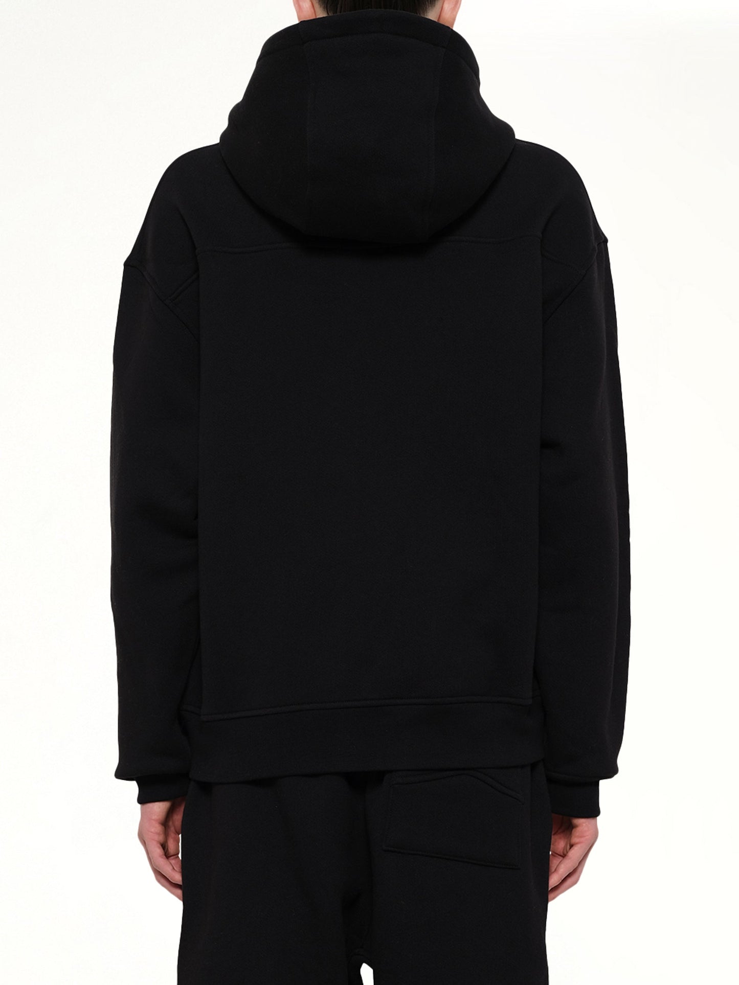 RHUDE Classique Zip Up Hoodie (Black)