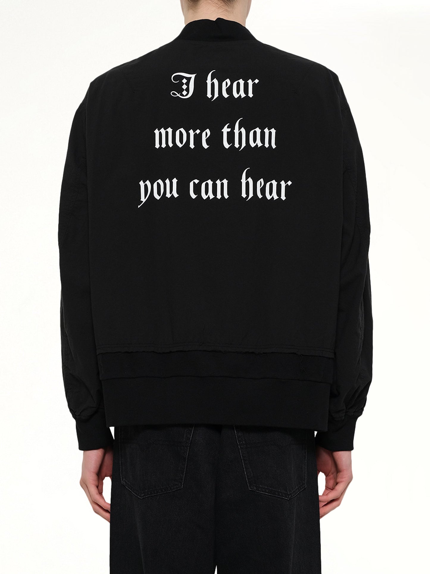 UNDERCOVER I Hear Bomber Jacket (Black)