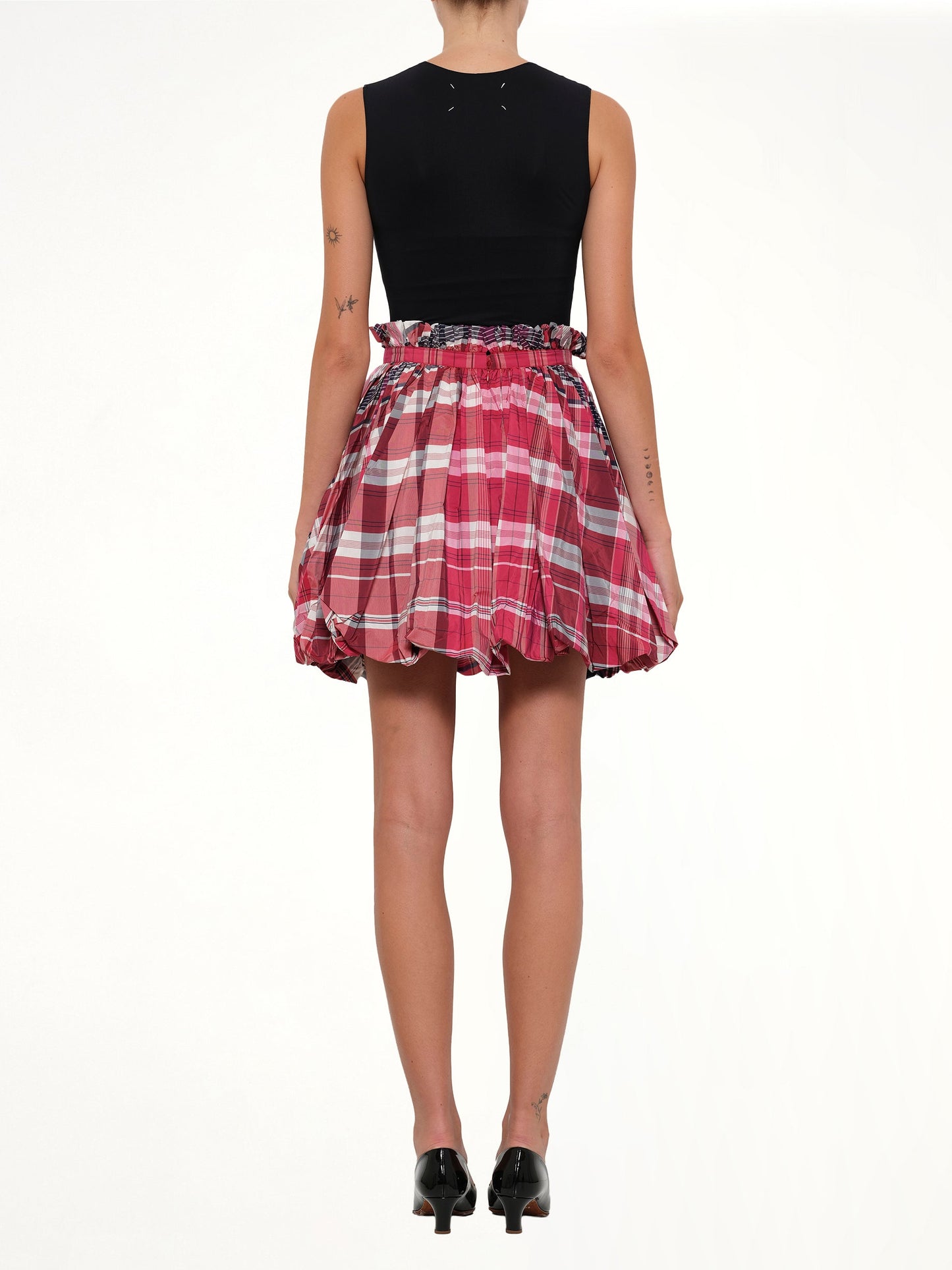 ALEXANDER MCQUEEN Amq Country Mini Skirt (Red)