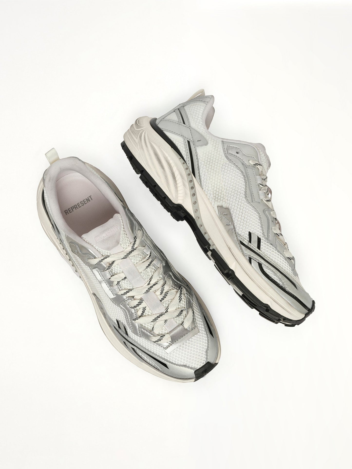 REPRESENT Storm Deconstructed Sneaker (White)