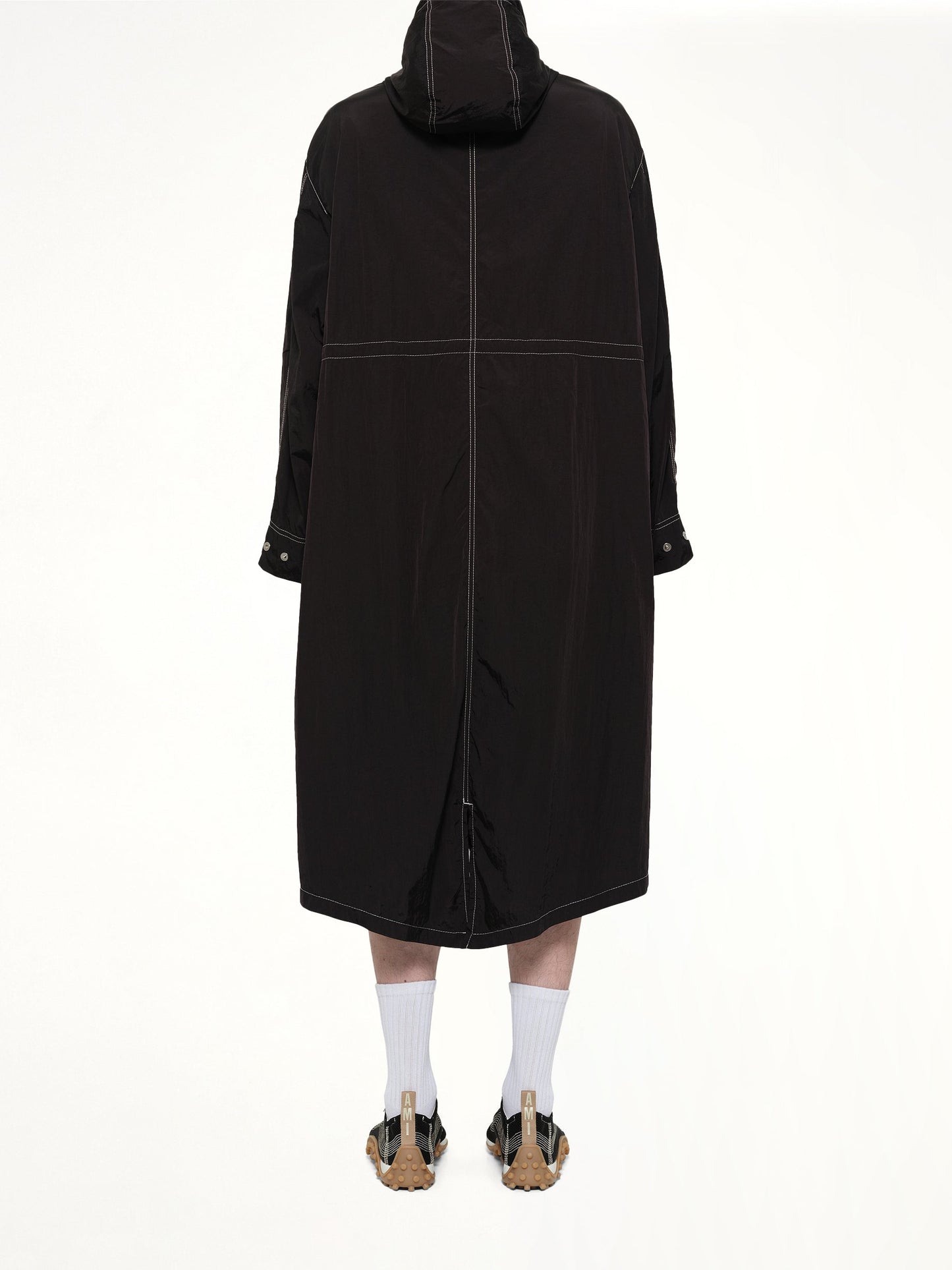 AMI PARIS Long Parka (Black)
