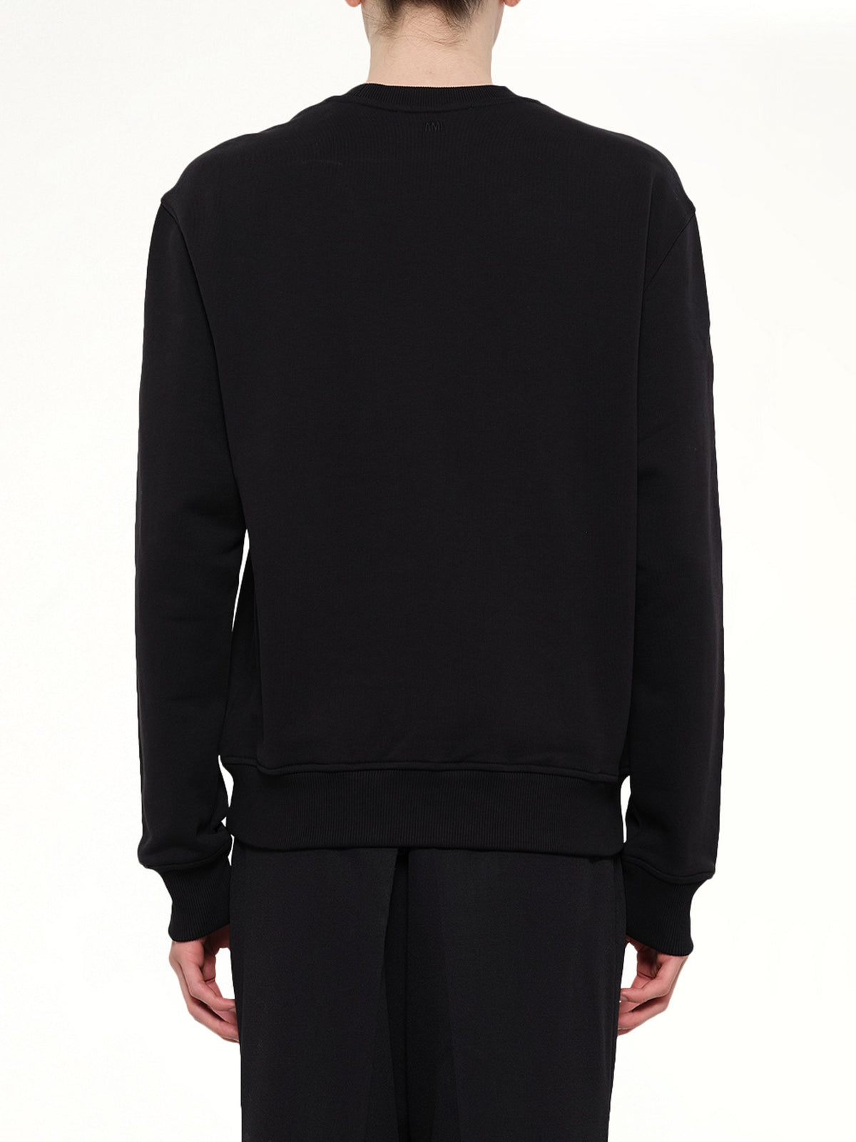 AMI PARIS Contrasted ADC Sweatshirt (Black)