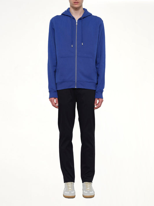 KENZO Logo Zip Hoodie (Blue)