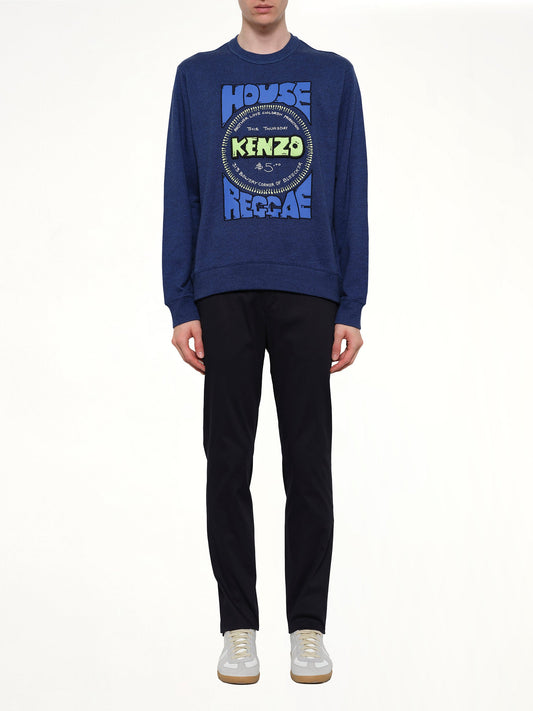 KENZO Logo Sweatshirt In (Blue)