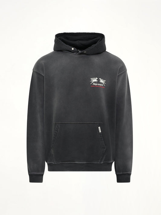 REPRESENT 24 Hour Service Hoodie (Black)