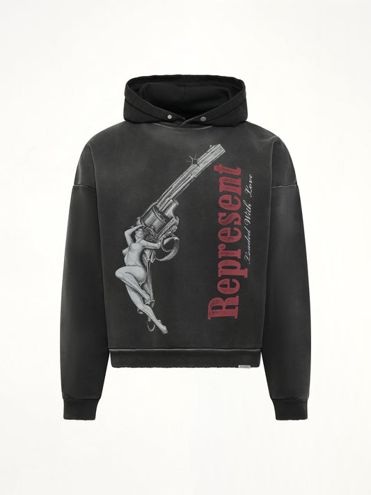 REPRESENT Loaded With Love Hoodie (Black)