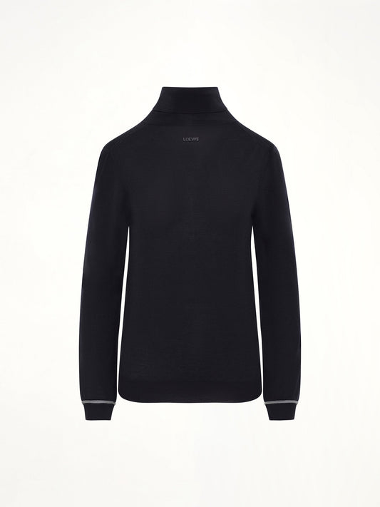 LOEWE Turtleneck Sweater (Navy)