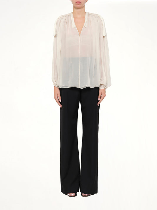 Sheer Lanvin Top (White)
