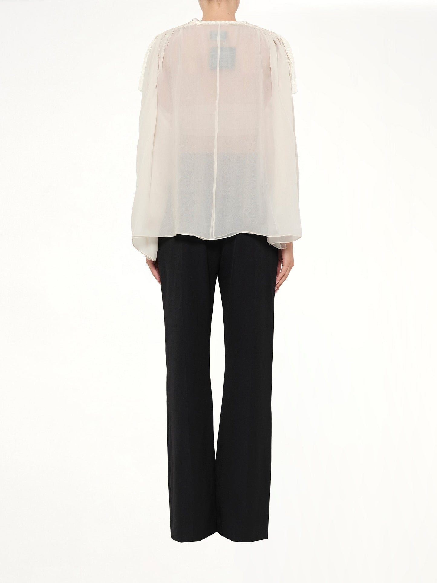 Sheer Lanvin Top (White)
