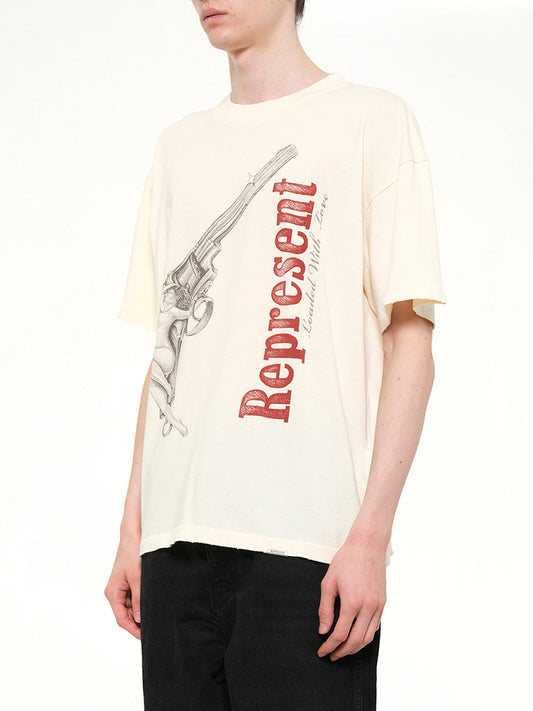 REPRESENT Loaded With Love T-Shirt (Cream)