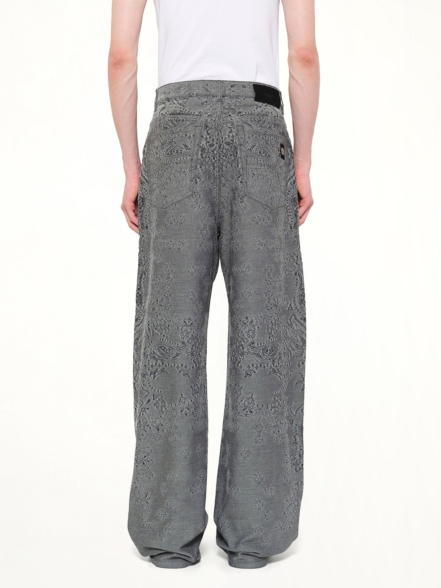 AMIRI MA Quad Bandana Baggy Jeans (Black)