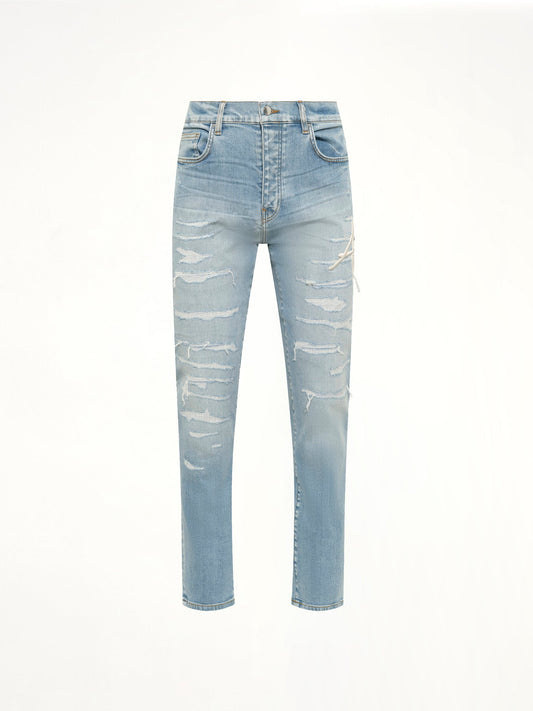 Amiri Repaired Slim Jean (Blue)
